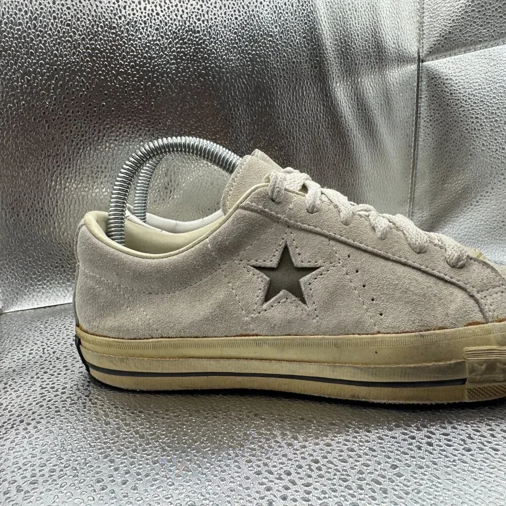 Size 5 Converse One Star Pro Low Top Made in USA Beige‎ Suede Womens Shoes